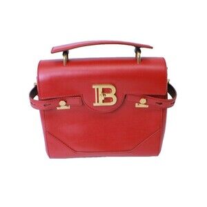 🔥 Balmain Smooth Leather B-Buzz 23 Bag Designer Handbag - Luxurious and Elegant